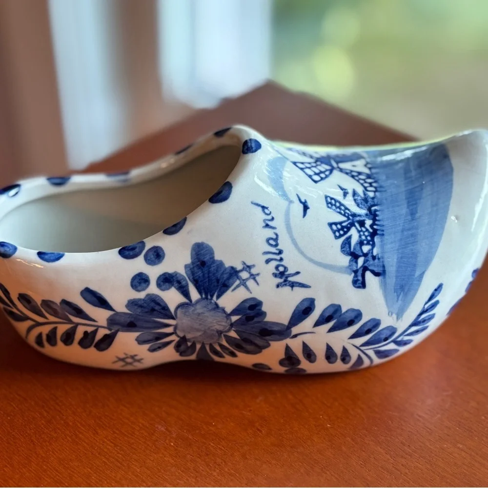 Holland Shoe Dutch Porcelain Vintage